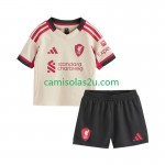 Camisolas de futebol Liverpool Criança Equipamento Alternativa 2025/26 Manga Curta